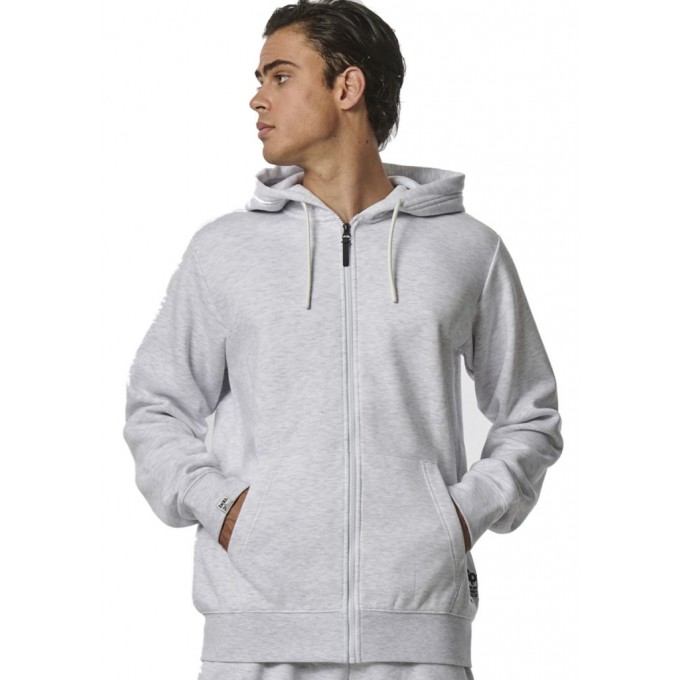 Body Action Ανδρική Ζακέτα με κουκούλα 073324 GLACIER GREY MARL