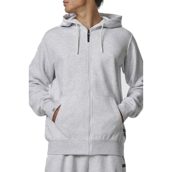 Body Action Ανδρική Ζακέτα με κουκούλα 073324 GLACIER GREY MARL