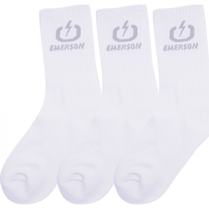 Emerson Κάλτσα Unisex Τριάδα COTTON 242.EU08.03 WHITE