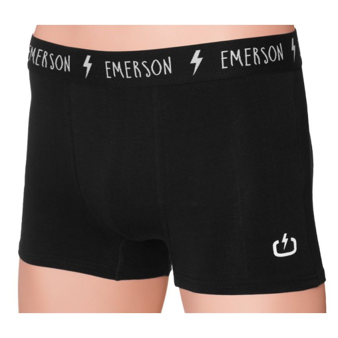 Emerson σετ 2 ΜΠΟΞΕΡΑΚΙA Ανδρικά Μαύρα 221.EM06.06 BLACK