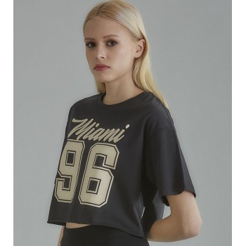 Γυναικείο T-Shirt Μπλουζάκι Miami Admiral 1121520015 BLACK