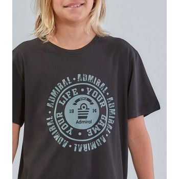 Παιδικό T-Shirt Μπλουζάκι Buton Jr Admiral 1121520020 BLACK