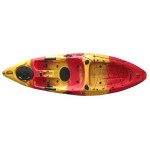fortis ΚΑΥΑΚ RED-YELLOW  L360xW77xD30cm ΜΟΝΟΘΕΣΙΟ ΜΕ ΠΕΤΑΛΙΕΡΑ