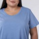 Admiral Γυναικείο T-Shirt Μπλουζάκι Osit Plus Size 1121520147 CORONET BLUE