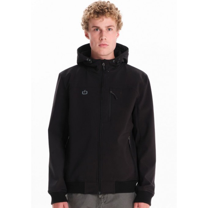 EMERSON ΑΝΔΡΙΚΟ ΜΠΟΥΦΑΝ BONDED ΜΕ ΚΟΥΚΟΥΛΑ 242.EM11.10 BLACK