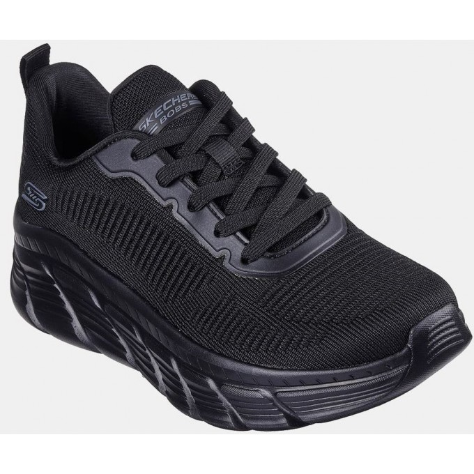 Skechers Engineered Knit Fashion Lace Up Sneaker 117385/BBK