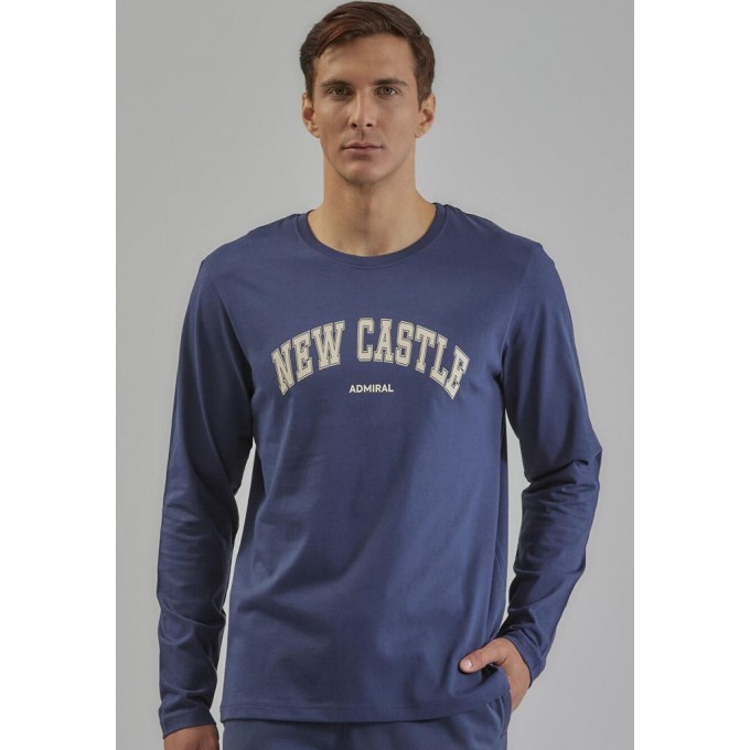Admiral Ανδρική Μακρυμάνικη Μπλούζα Ocast 1121530001 NAVAL ACADEMY