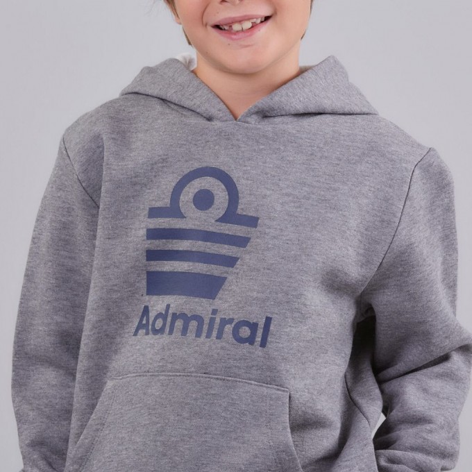 Admiral Παιδικό Φούτερ Με Κουκούλα Lenyt Jr 1921530031 DK GREY