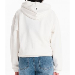 EMERSON ΓΥΝΑΙΚΕΙΟ CROP ΦΟΥΤΕΡ ΜΕ ΚΟΥΚΟΥΛΑ 242.EW20.45 OFF WHITE