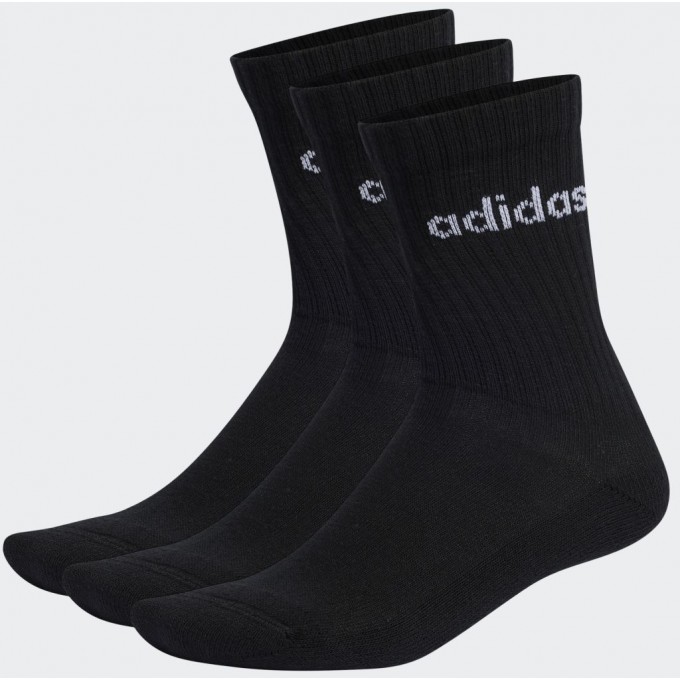 ADIDAS ΚΑΛΤΣΕΣ ΤΡΙΑΔΑ Linear Crew Cushioned Socks 3 Pairs IC1301