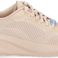 SKECHERS BOBS SQUAD CHAOS-FACE OFF 117209/NUDE