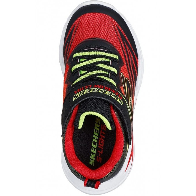 SKECHERS ΜΠΕΜΠΕ ΠΑΠΟΥΤΣΙ ΜΕ ΦΩΤΑΚΙΑ 400139N/BKRD