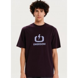 Emerson Ανδρικό Κοντομάνικο Μπλουζάκι  251.EM33.01 D.PURPLE