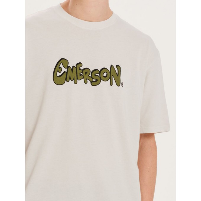 EMERSON ΑΝΔΡΙΚΟ ΚΟΝΤΟΜΑΝΙΚΟ T-SHIRT  251.EM33.24 FROSTY WHITE