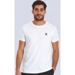 Admiral Ανδρικό T-Shirt Μπλουζάκι Logo 1121560000 WHITE