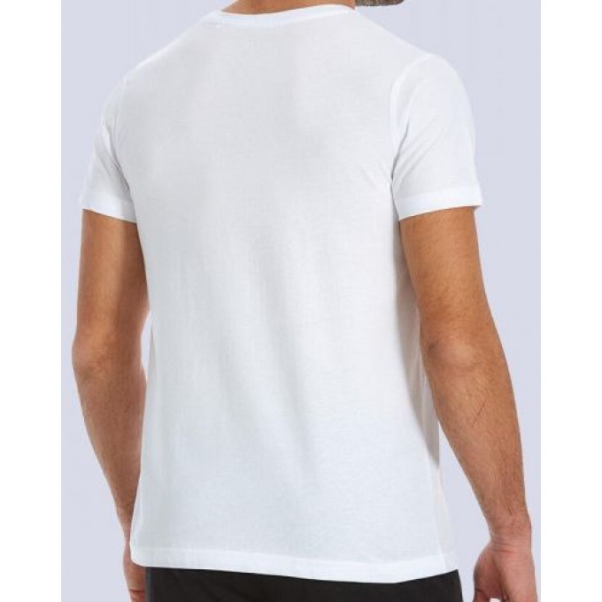 Admiral Ανδρικό T-Shirt Μπλουζάκι Logo 1121560000 WHITE
