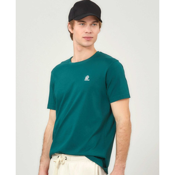 Admiral Ανδρικό T-Shirt Μπλουζάκι Logo 1121540000 RAINFOREST