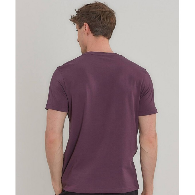 Admiral Ανδρικό Μπλουζάκι T-Shirt Nottin 1121540017 PLUM PERFECT