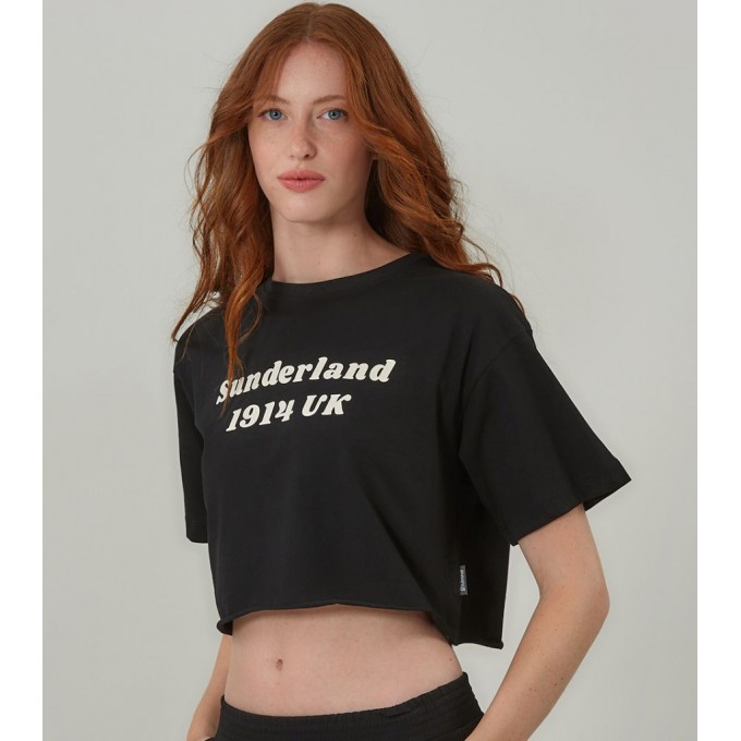 Admiral Γυναικείο Μπλουζάκι T-Shirt Feliz 1121540021 BLACK