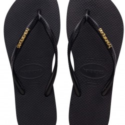 Havaianas SLIM LOGO METALLIC Σαγιονάρα Γυναικεία 4119875-1924