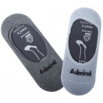 Admiral Κάλτσες Δυάδα  2921900007 WHITE/MEL.GREY