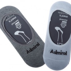 Admiral Κάλτσες Δυάδα  2921900007 WHITE/MEL.GREY