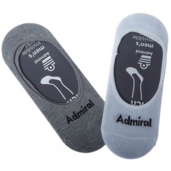 Admiral Κάλτσες Δυάδα  2921900007 WHITE/MEL.GREY