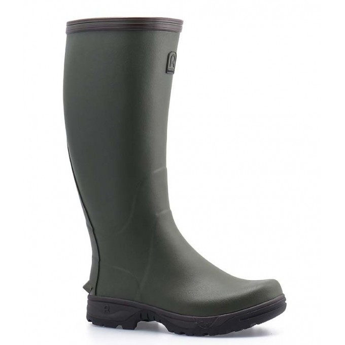 Veneur Khaki Rubber R'Grip Cotton Lining multi-activite, γαλότσα Rouchette France