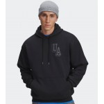 UNDER ARMOUR Graphic Φούτερ Fleece με Κουκούλα Μαύρο 6007591 001