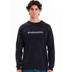 EMERSON ΑΝΔΡΙΚΗ ΜΑΚΡΥΜΑΝΙΚΗ ΜΠΛΟΥΖΑ 252.EM31.01 D.BLUE