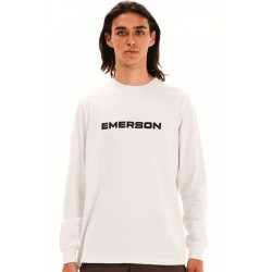 EMERSON ΑΝΔΡΙΚΗ ΜΑΚΡΥΜΑΝΙΚΗ ΜΠΛΟΥΖΑ 252.EM31.01 FROSTY WHITE