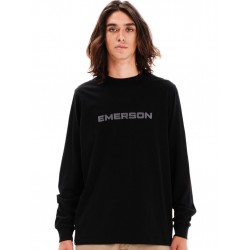EMERSON ΑΝΔΡΙΚΗ ΜΑΚΡΥΜΑΝΙΚΗ ΜΠΛΟΥΖΑ 252.EM31.01 BLACK