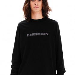 EMERSON ΑΝΔΡΙΚΗ ΜΑΚΡΥΜΑΝΙΚΗ ΜΠΛΟΥΖΑ 252.EM31.01 BLACK