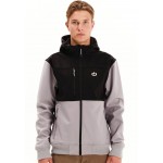  EMERSON ΑΝΔΡΙΚΟ BONDED BOMBER ΜΠΟΥΦΑΝ ΜΕ ΚΟΥΚΟΥΛΑ 252.EM11.37 ICE GREY/BLACK