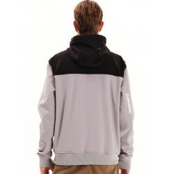 EMERSON ΑΝΔΡΙΚΟ BONDED BOMBER ΜΠΟΥΦΑΝ ΜΕ ΚΟΥΚΟΥΛΑ 252.EM11.37 ICE GREY/BLACK
