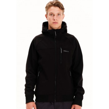  EMERSON ΑΝΔΡΙΚΟ RAGLAN BONDED BOMBER ΜΠΟΥΦΑΝ ΜΕ ΚΟΥΚΟΥΛΑ 252.EM11.19 BLACK