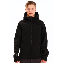 EMERSON ΑΝΔΡΙΚΟ RAGLAN BONDED BOMBER ΜΠΟΥΦΑΝ ΜΕ ΚΟΥΚΟΥΛΑ 252.EM11.27 BLACK