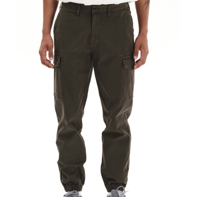 EMERSON ΑΝΔΡΙΚΟ ΠΑΝΤΕΛΟΝΙ CARGO CUFFED SKU 252.EM42.09 D.OLIVE