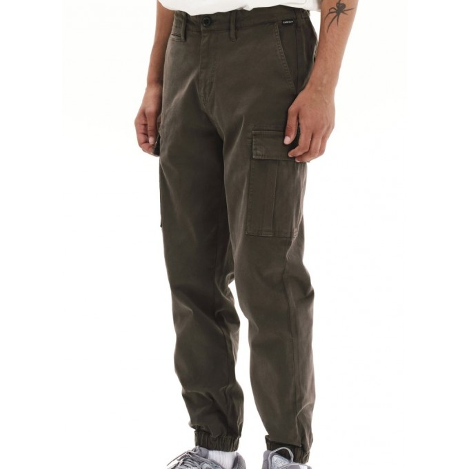 EMERSON ΑΝΔΡΙΚΟ ΠΑΝΤΕΛΟΝΙ CARGO CUFFED SKU 252.EM42.09 D.OLIVE