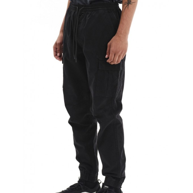 EMERSON ΑΝΔΡΙΚΟ CARGO CUFFED ΠΑΝΤΕΛΟΝΙ ΜΕ ΕΛΑΣΤΙΚΉ ΜΕΣΗ 252.EM42.07 BLACK