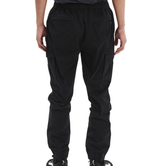 EMERSON ΑΝΔΡΙΚΟ CARGO CUFFED ΠΑΝΤΕΛΟΝΙ ΜΕ ΕΛΑΣΤΙΚΉ ΜΕΣΗ 252.EM42.07 BLACK