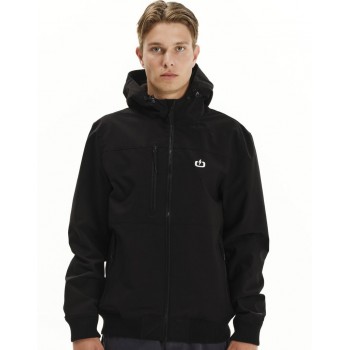 EMERSON ΑΝΔΡΙΚΟ ΜΠΟΥΦΑΝ BOMBER ΜΕ ΚΟΥΚΟΥΛΑ 252.EM10.37 BLACK