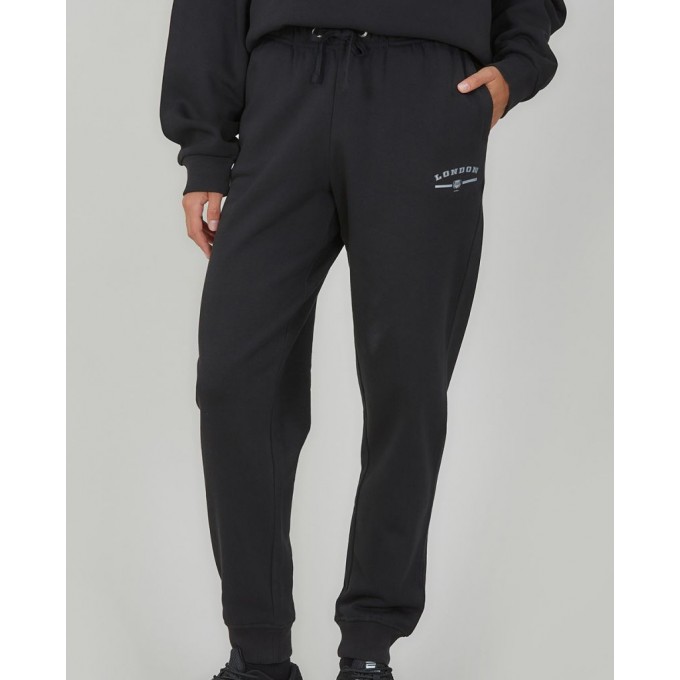 Admiral Γυναικείο Παντελόνι Φόρμα United 1821550001 BLACK ULTIMATE GREY