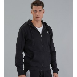 Admiral Ανδρική Ζακέτα Με Κουκούλα Logo 1921550008 BLACK