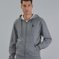 Admiral Ανδρική Ζακέτα Με Κουκούλα Logo 1921550008 DK GREY MEL
