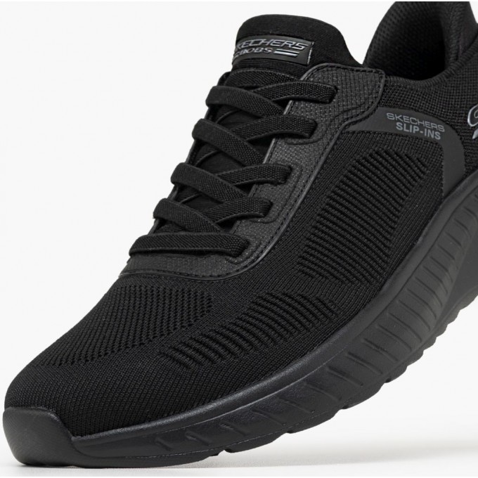 Skechers slip-ink Engineered Knit Bungee 118312/BBK Ανδρικά Παπούτσια Μαύρα
