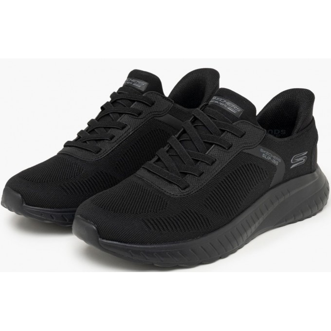 Skechers slip-ink Engineered Knit Bungee 118312/BBK Ανδρικά Παπούτσια Μαύρα