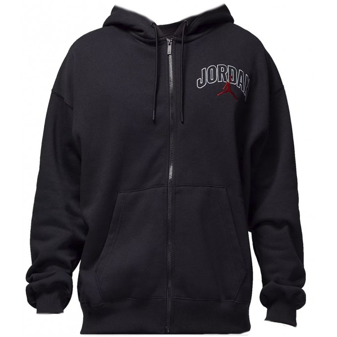 Jordan Brooklyn Fleece Ανδρική μπλούζα με κουκούλα και φερμουάρ IB7908-010