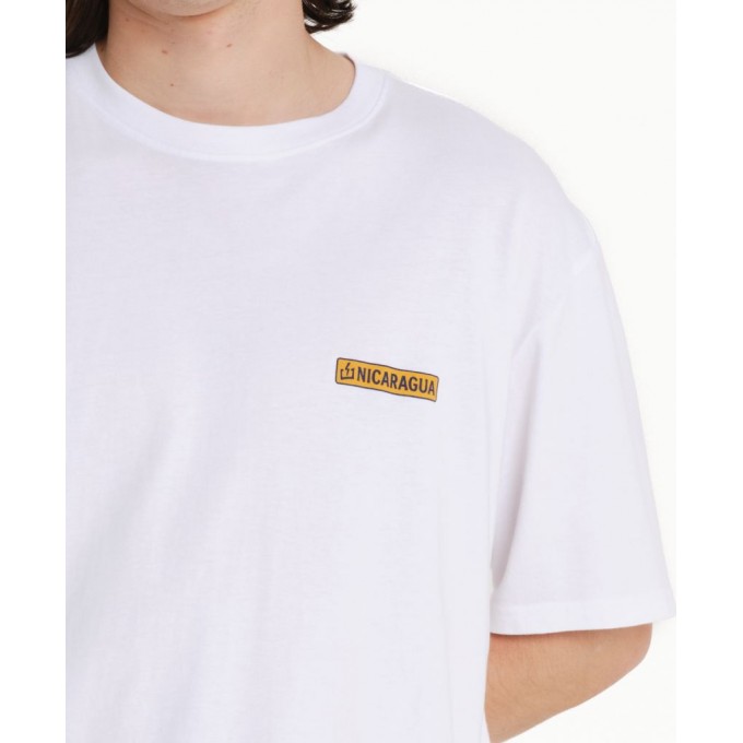 EMERSON NICARAGUA ΑΝΔΡΙΚΟ ΚΟΝΤΟΜΑΝΙΚΟ T-SHIRT 261.EM33.16 WHITE