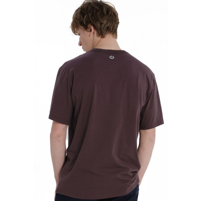  EMERSON LOGO ΑΝΔΡΙΚΟ ΚΟΝΤΟΜΑΝΙΚΟ T-SHIRT 261.EM33.03 VINTAGE WINE